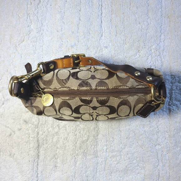 Coach Vintage Brown Signature Monogram Mini Purse - Picture 2 of 10